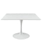 Modway Lippa 47" Square Wood Top Dining Table in White | Dining Tables | Modishstore-2