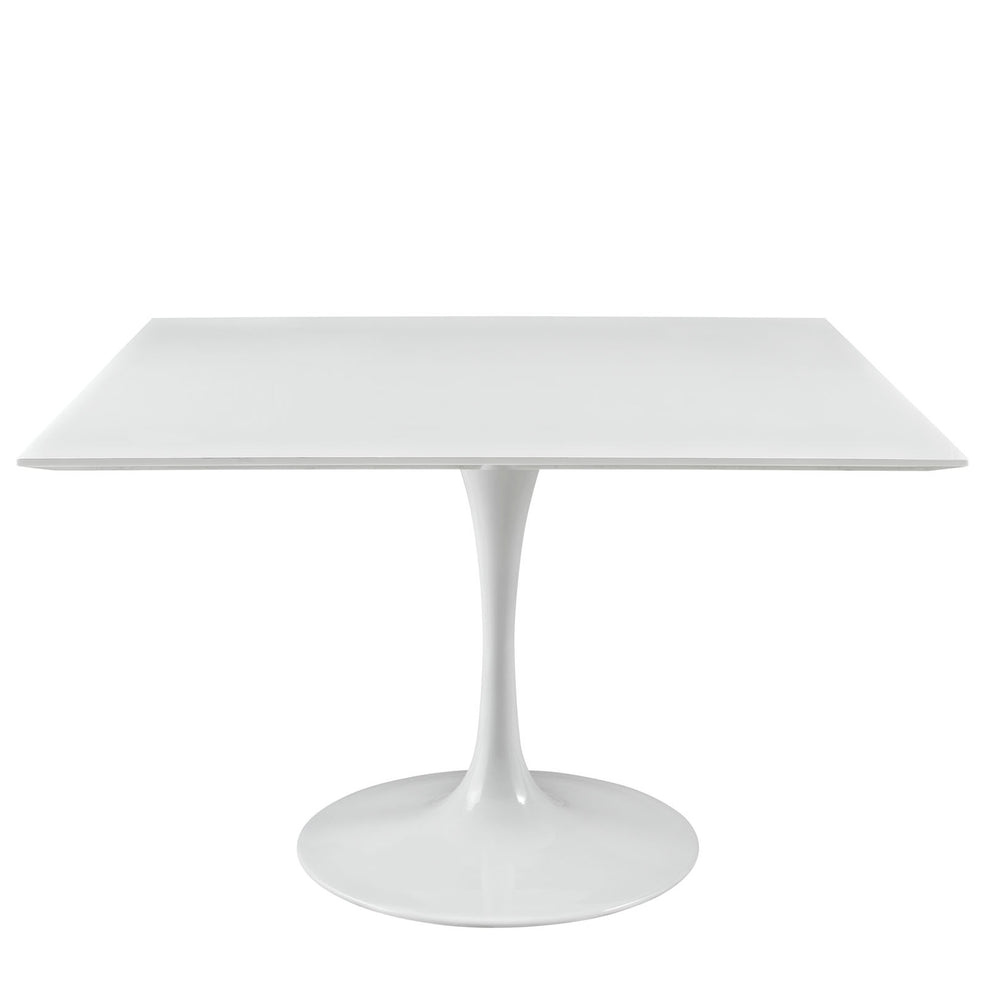 Modway Lippa 47" Square Wood Top Dining Table in White - EEI-1125 | Dining Tables | Modishstore - 3