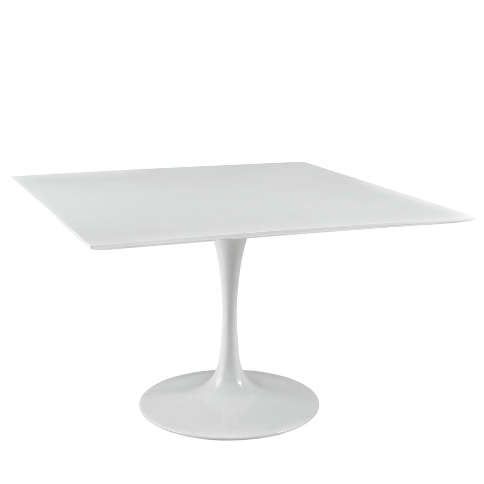 Modway Lippa 47" Square Wood Top Dining Table in White - EEI-1125 | Dining Tables | Modishstore - 4