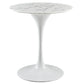 Modway Lippa 28" Round Artificial Marble Dining Table - EEI-1128 | Dining Tables | Modishstore - 2