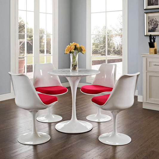 Modway Lippa 28" Round Artificial Marble Dining Table - EEI-1128 | Dining Tables | Modishstore - 1