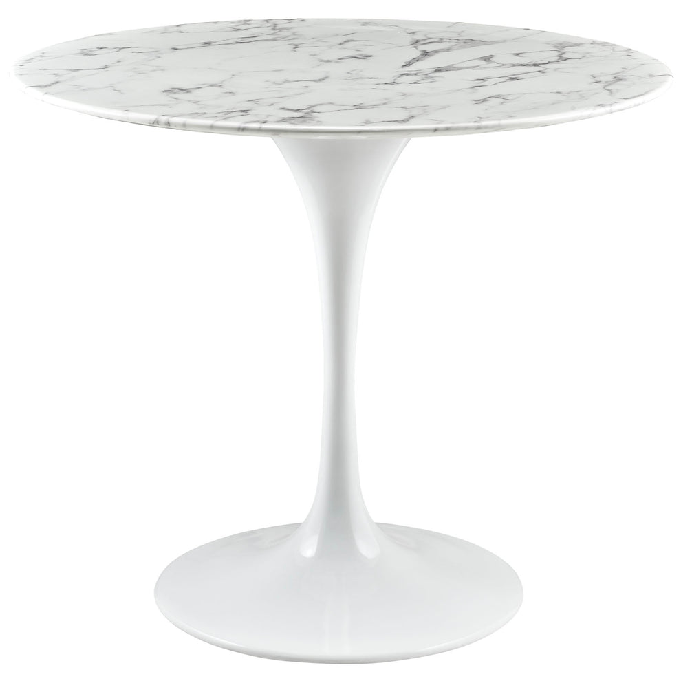 Modway Lippa 36" Round Artificial Marble Dining Table - EEI-1129 | Dining Tables | Modishstore - 2