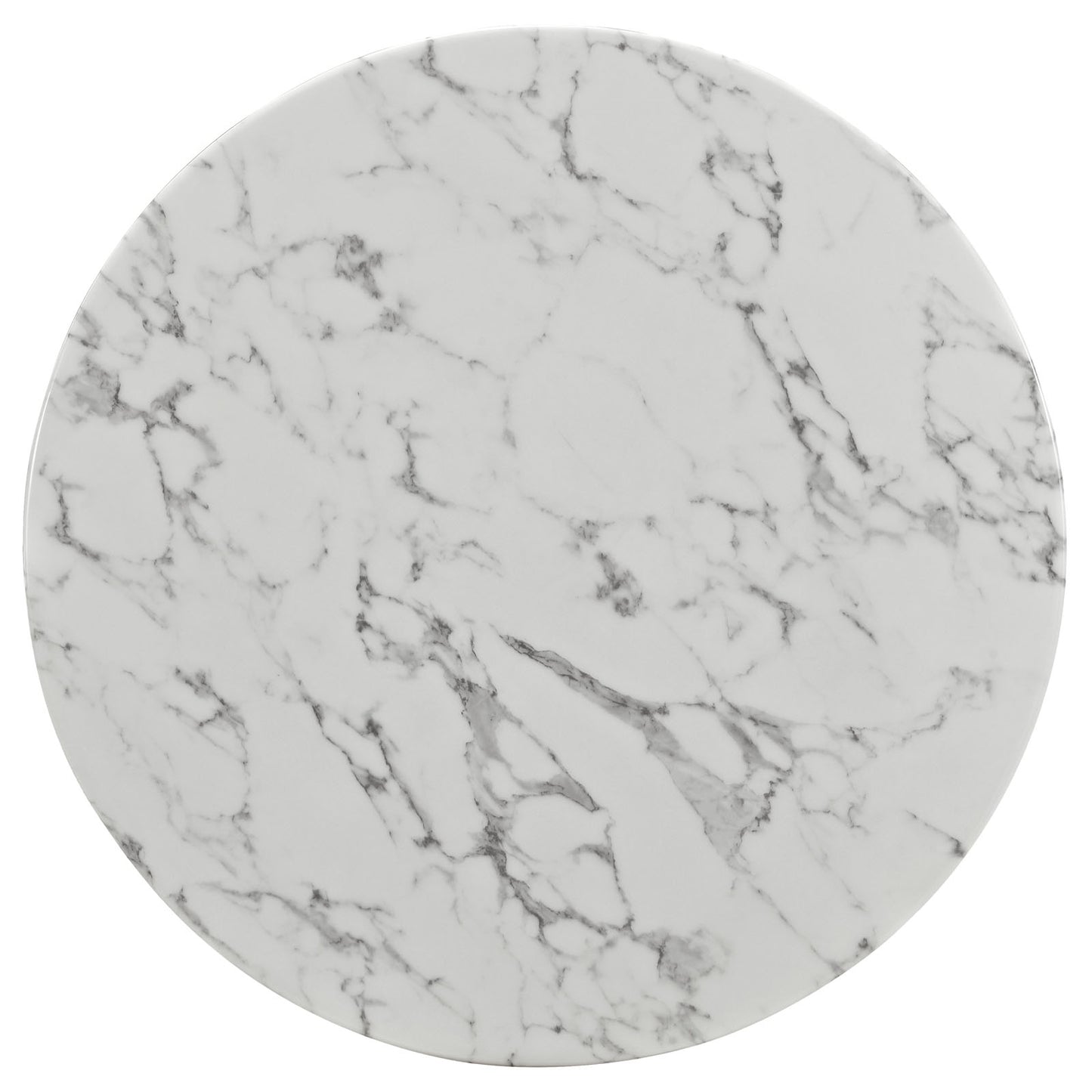 Modway Lippa 36" Round Artificial Marble Dining Table - EEI-1129 | Dining Tables | Modishstore - 3