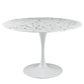 Modway Lippa 47" Round Artificial Marble Dining Table - EEI-1131 | Dining Tables | Modishstore - 2