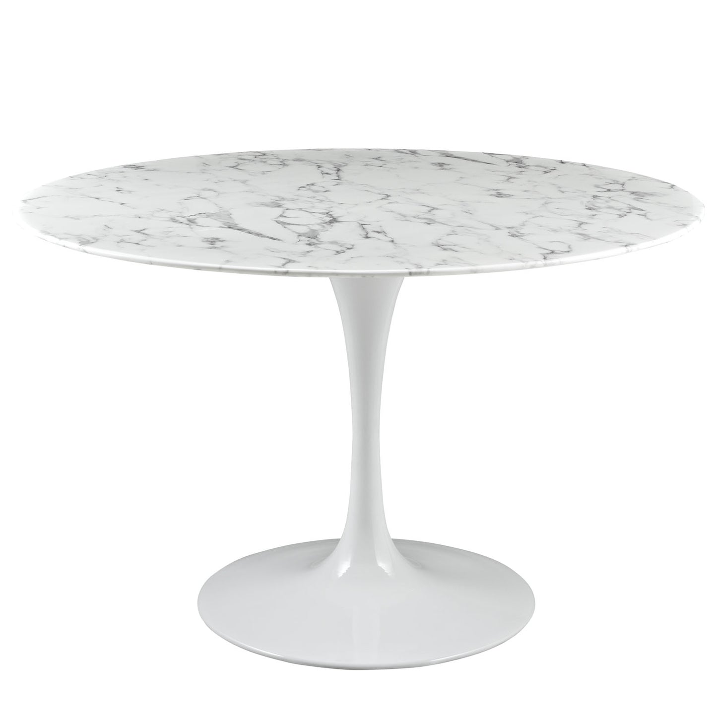 Modway Lippa 47" Round Artificial Marble Dining Table | Dining Tables | Modishstore-2