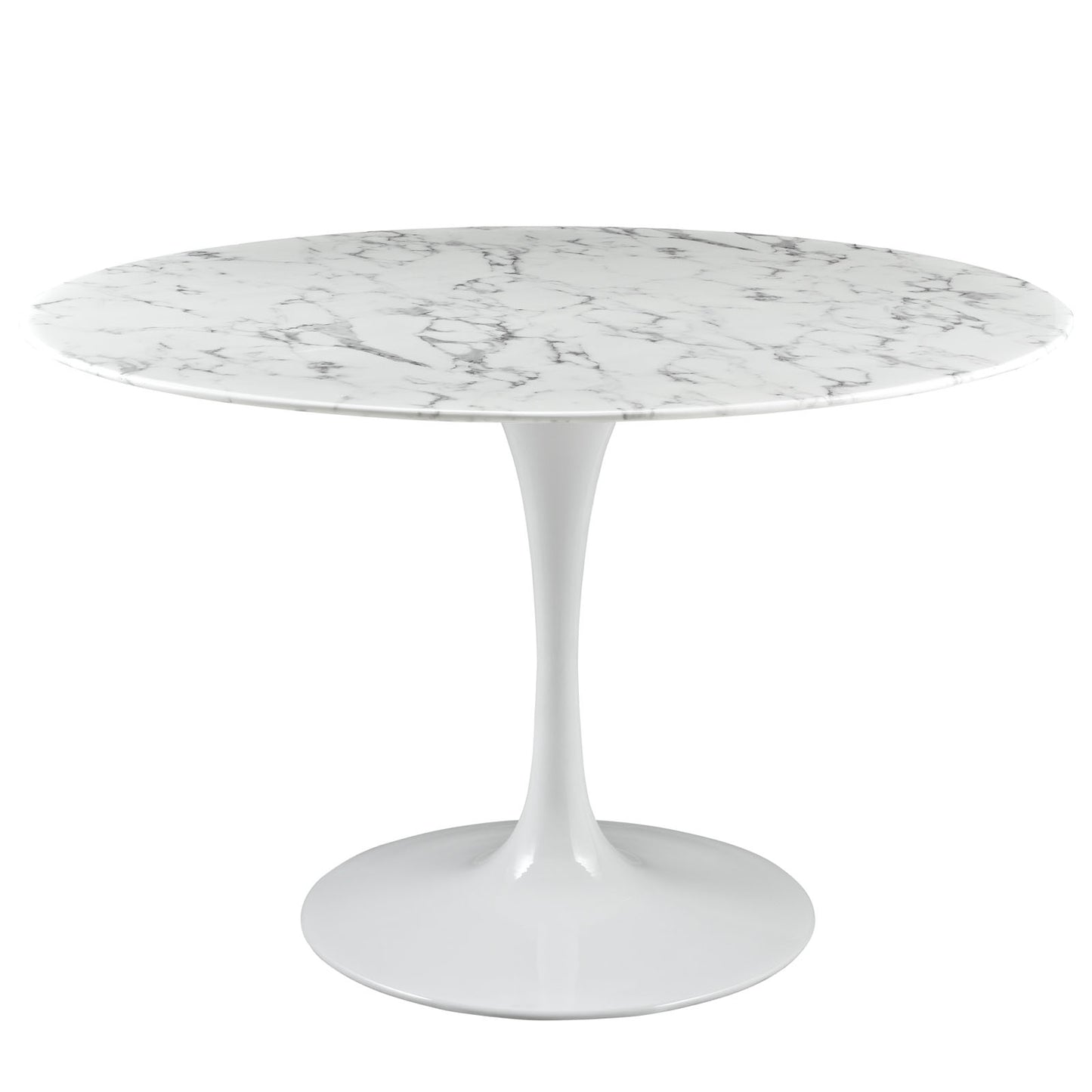 Modway Lippa 47" Round Artificial Marble Dining Table - EEI-1131 | Dining Tables | Modishstore - 2