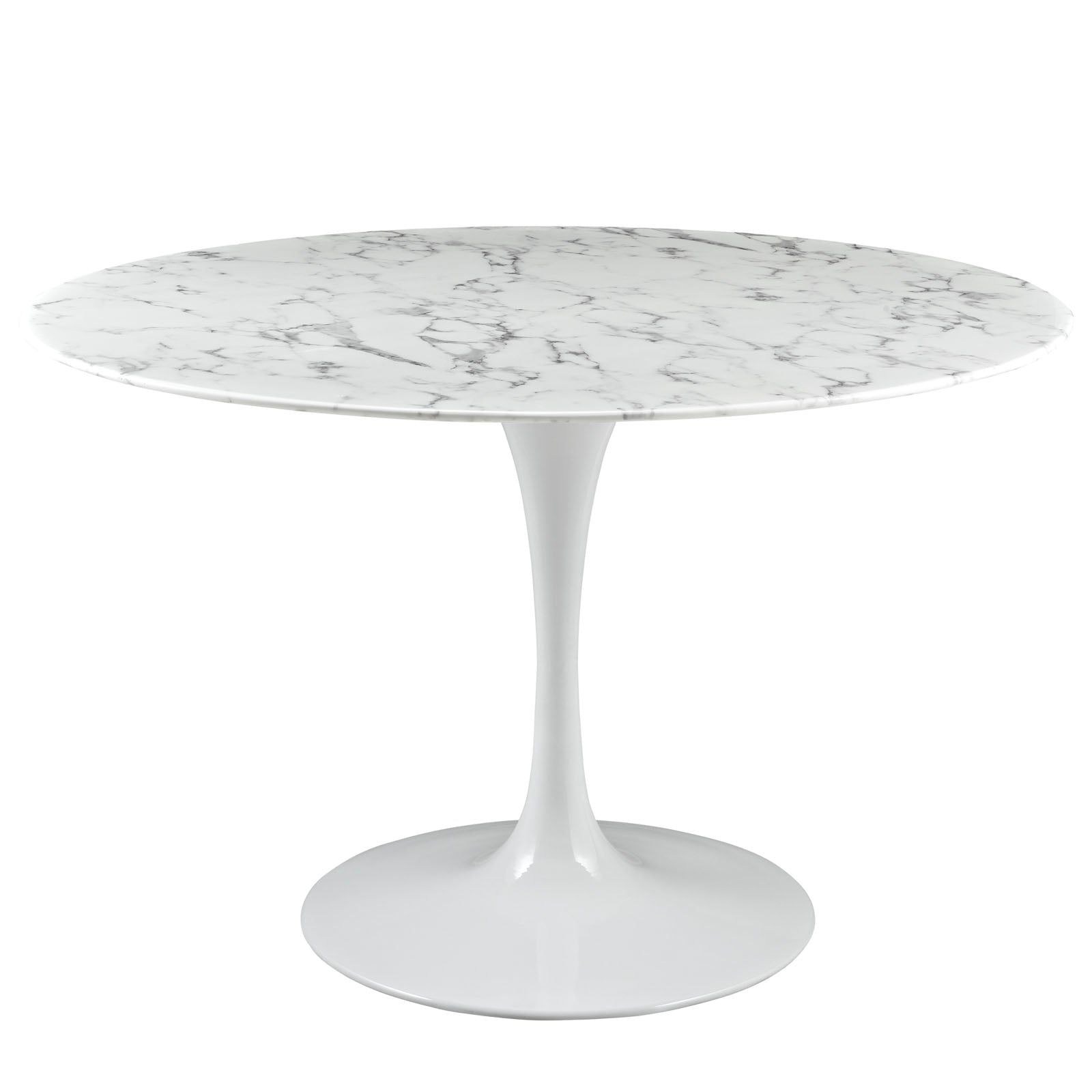Modway Lippa 47" Round Artificial Marble Dining Table - EEI-1131 | Dining Tables | Modishstore - 2