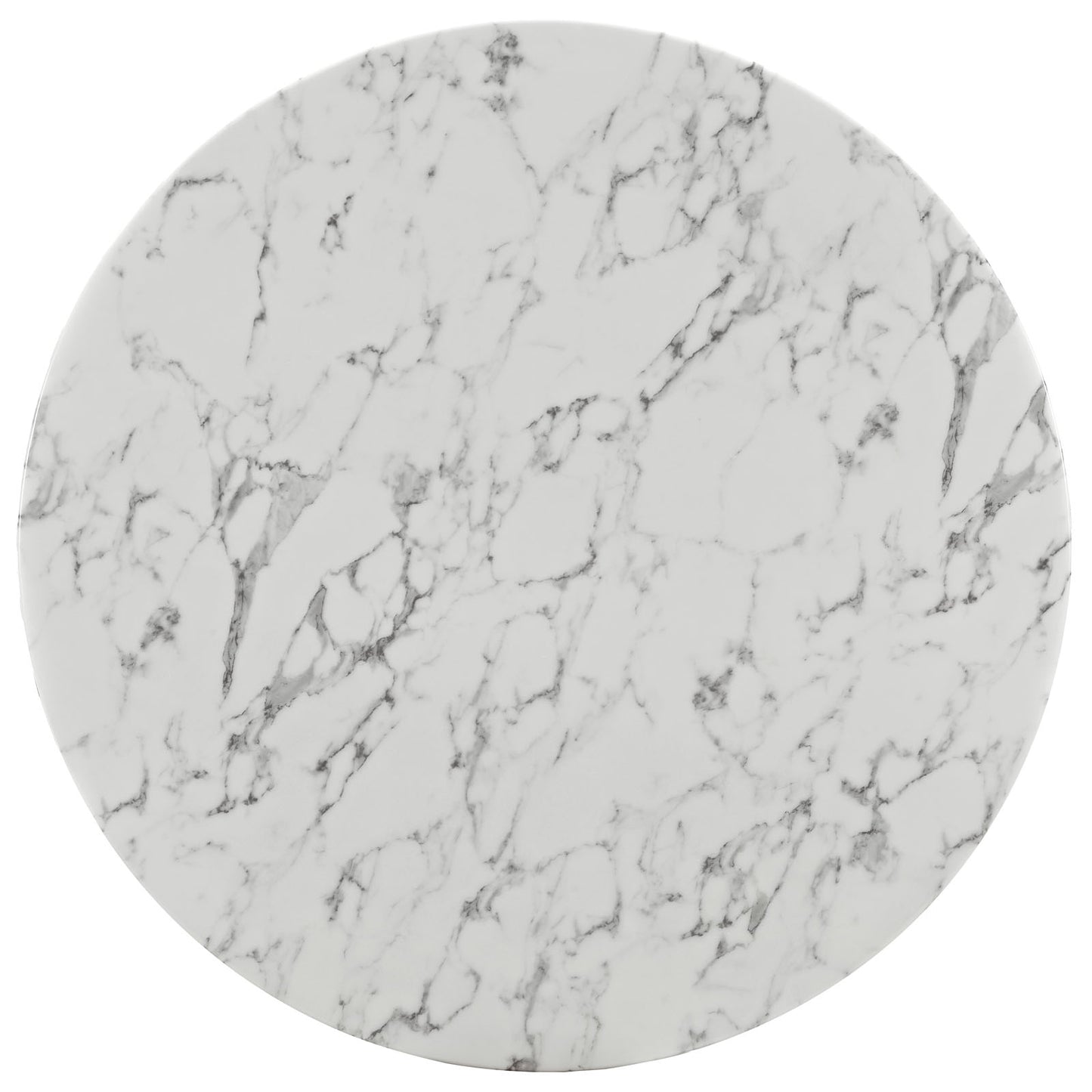Modway Lippa 47" Round Artificial Marble Dining Table - EEI-1131 | Dining Tables | Modishstore - 3