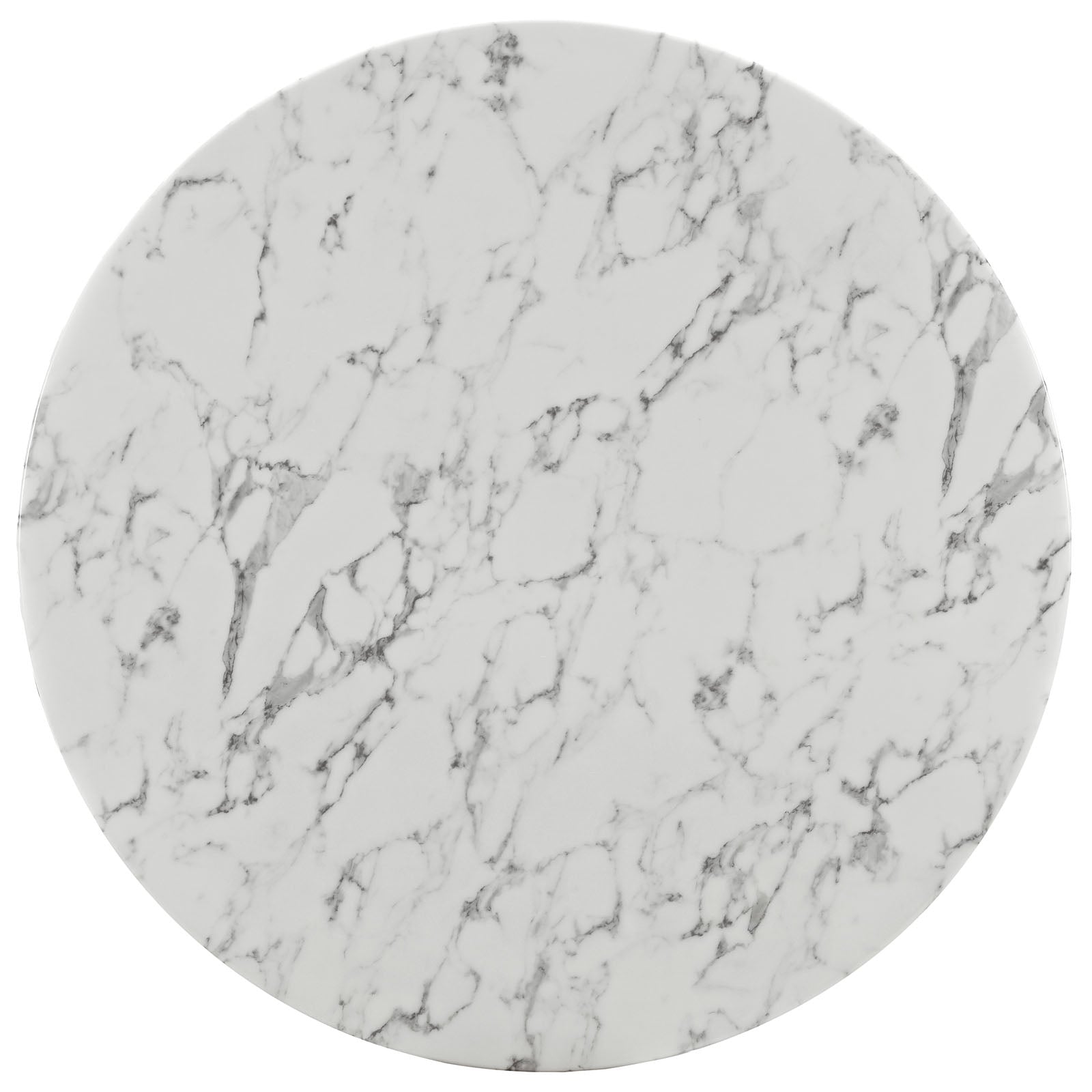 Modway Lippa 47" Round Artificial Marble Dining Table - EEI-1131 | Dining Tables | Modishstore - 3