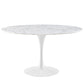 Modway Lippa 54" Round Artificial Marble Dining Table - EEI-1132 | Dining Tables | Modishstore - 2