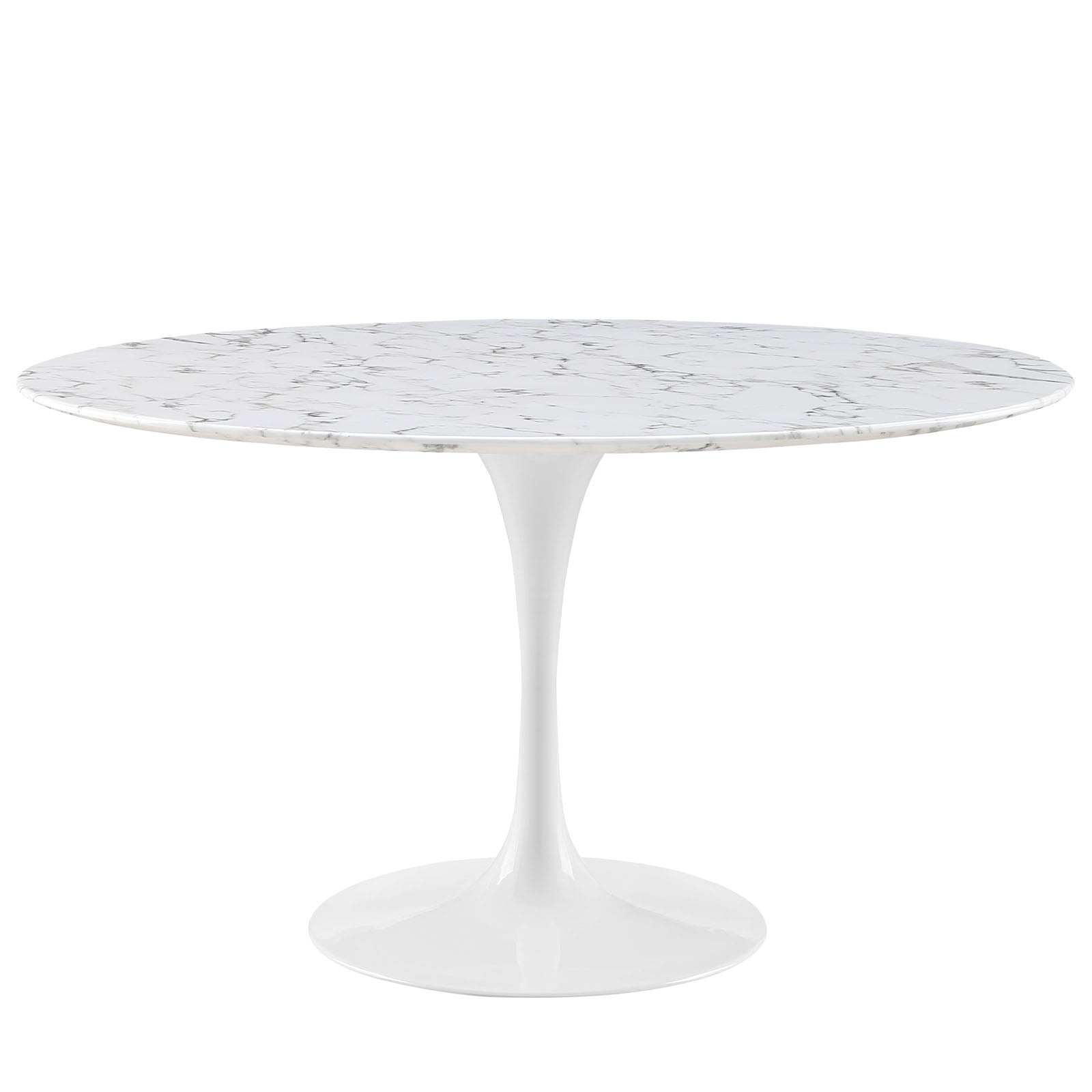 Modway Lippa 54" Round Artificial Marble Dining Table - EEI-1132 | Dining Tables | Modishstore - 2