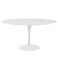 Modway Lippa 60" Round Artificial Marble Dining Table | Dining Tables | Modishstore-2
