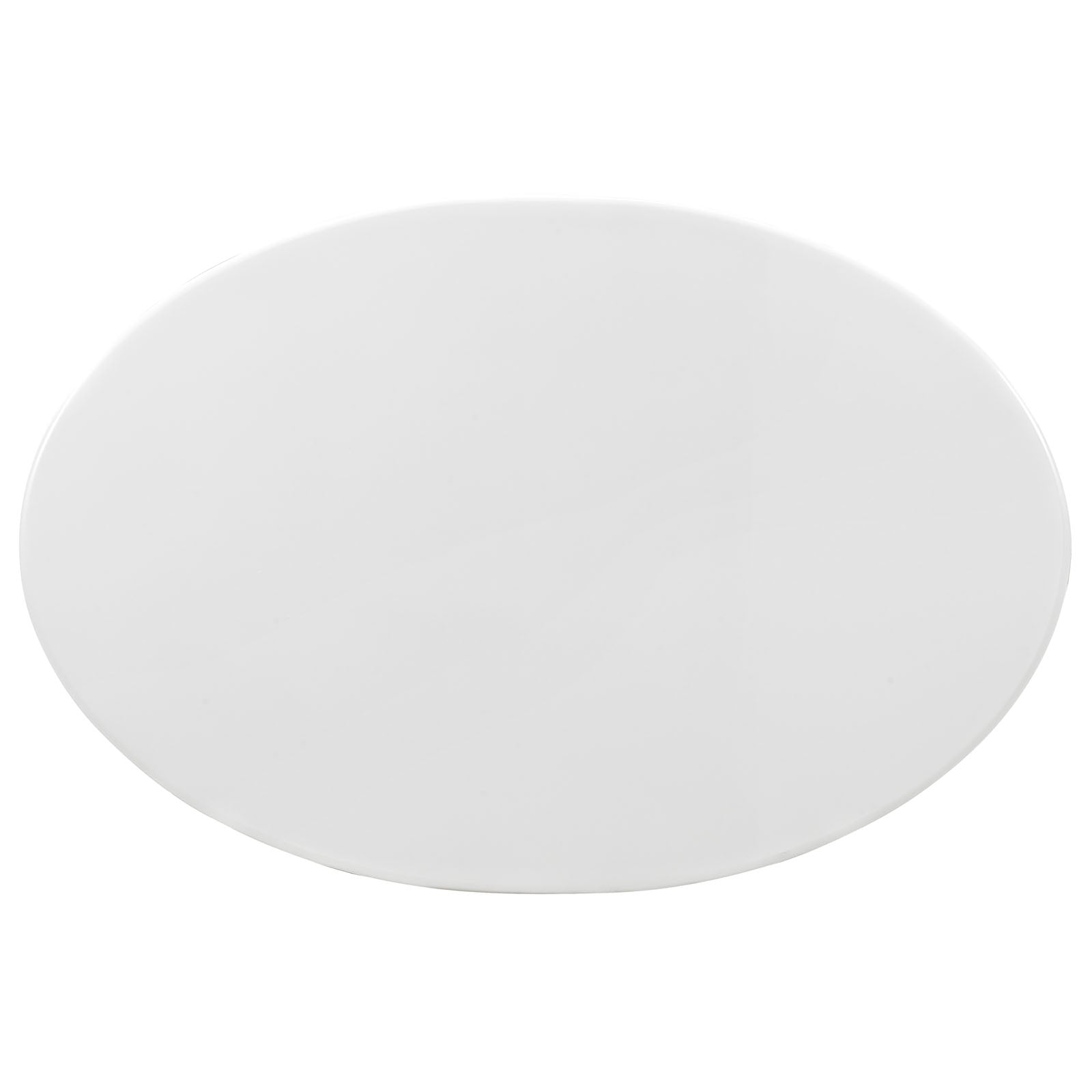 Modway Lippa 42" Oval Wood Top Coffee Table in White - EEI-1139 | Coffee Tables | Modishstore - 4