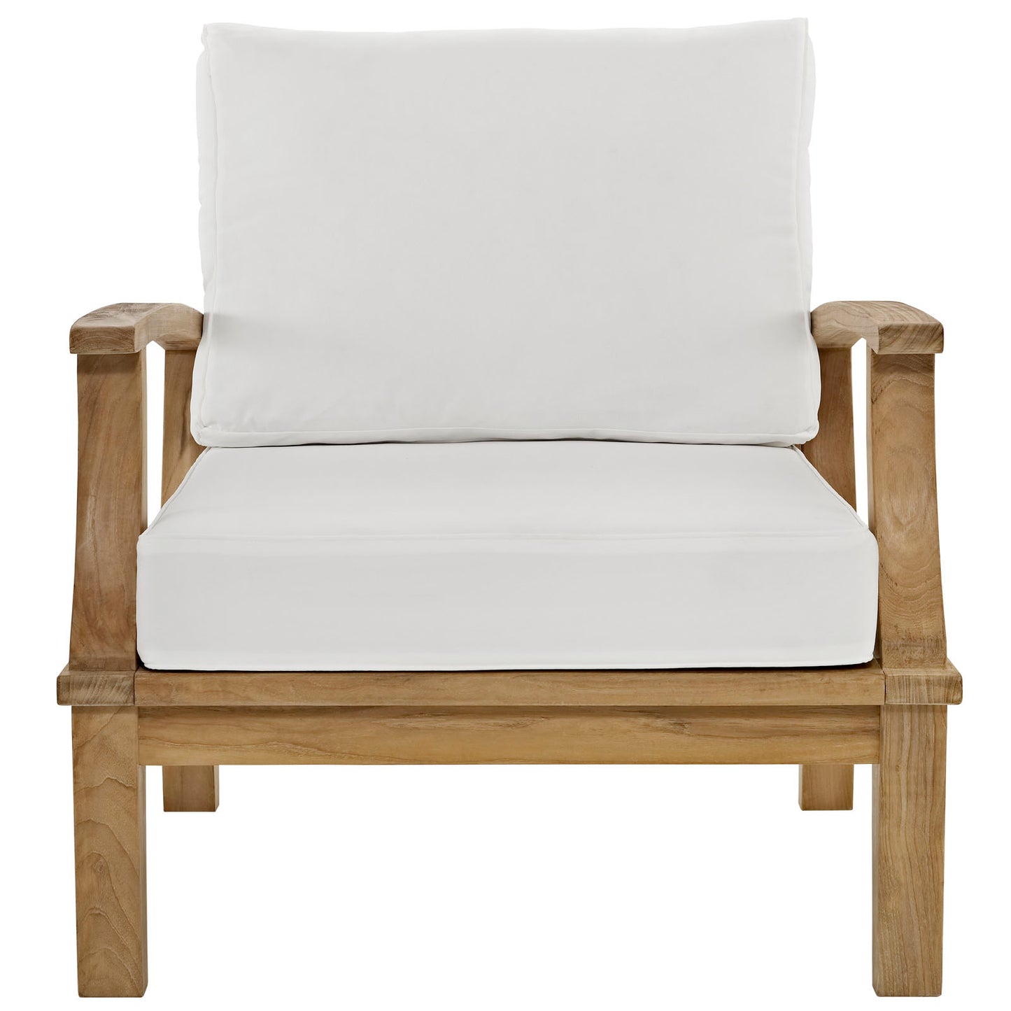 Marina Outdoor Patio Teak Armchair By Modway | Outdoor Chairs | Modishstore-9