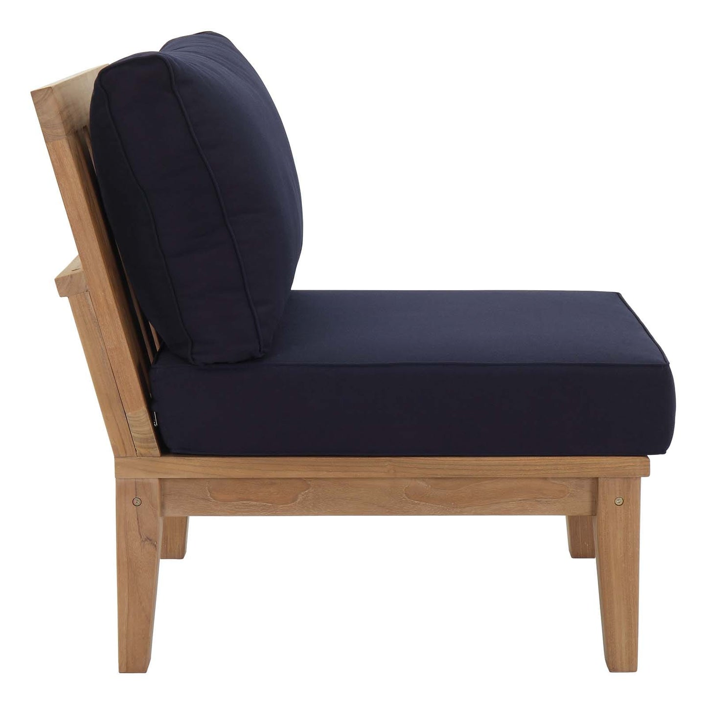 Modway Marina Armless Outdoor Patio Teak Sofa | Outdoor Chairs | Modishstore-10