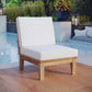 Modway Marina Armless Outdoor Patio Teak Sofa | Outdoor Chairs | Modishstore-15