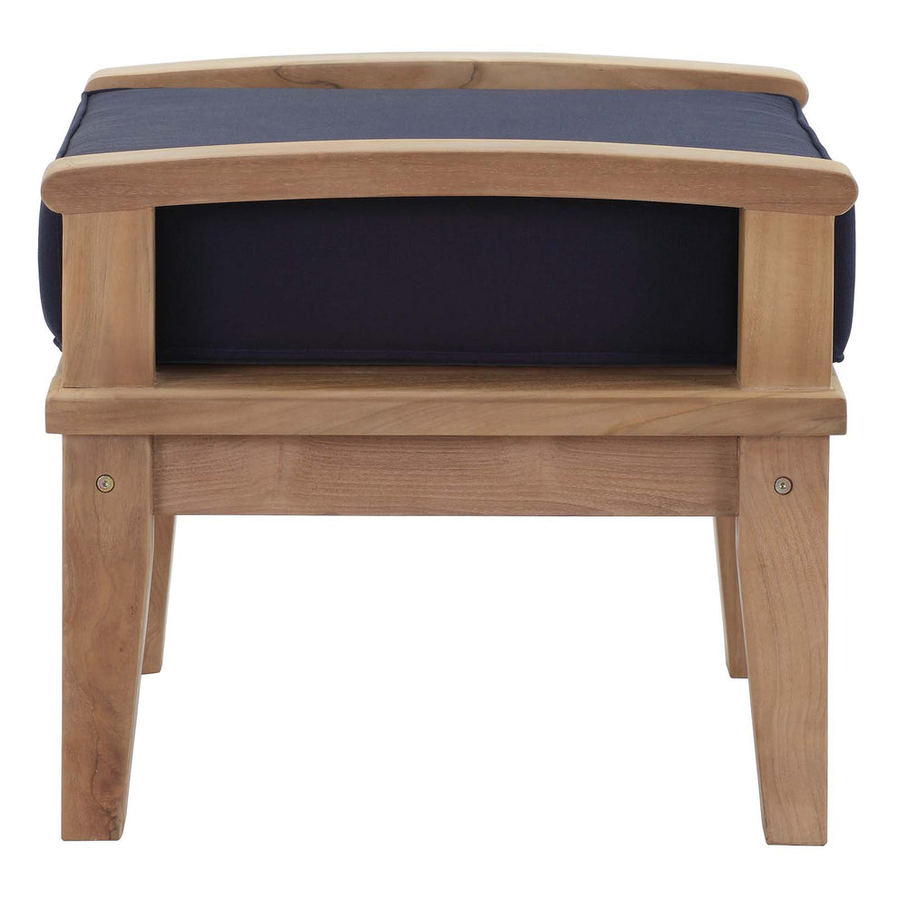 Marina Outdoor Patio Teak Ottoman By Modway - EEI-1152 | Outdoor Ottomans | Modishstore - 8