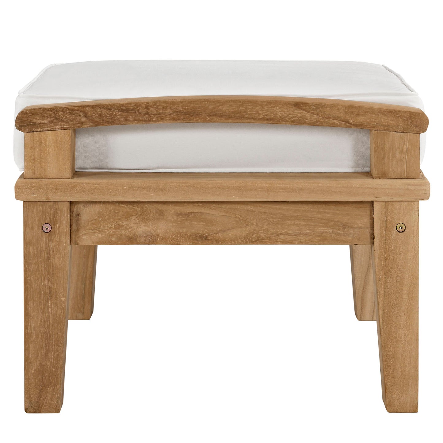 Marina Outdoor Patio Teak Ottoman By Modway - EEI-1152 | Outdoor Ottomans | Modishstore - 15