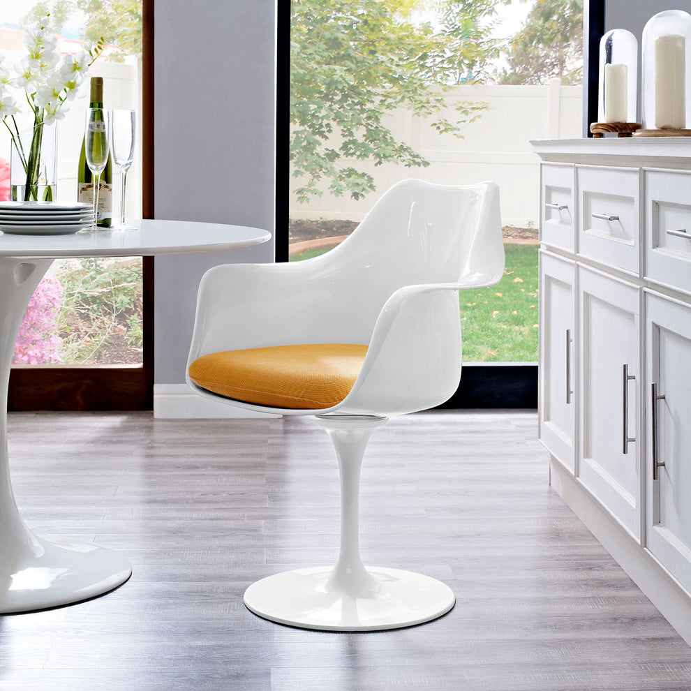 Lippa Dining Fabric Armchair By Modway - EEI-116 | Dining Chairs | Modishstore - 21