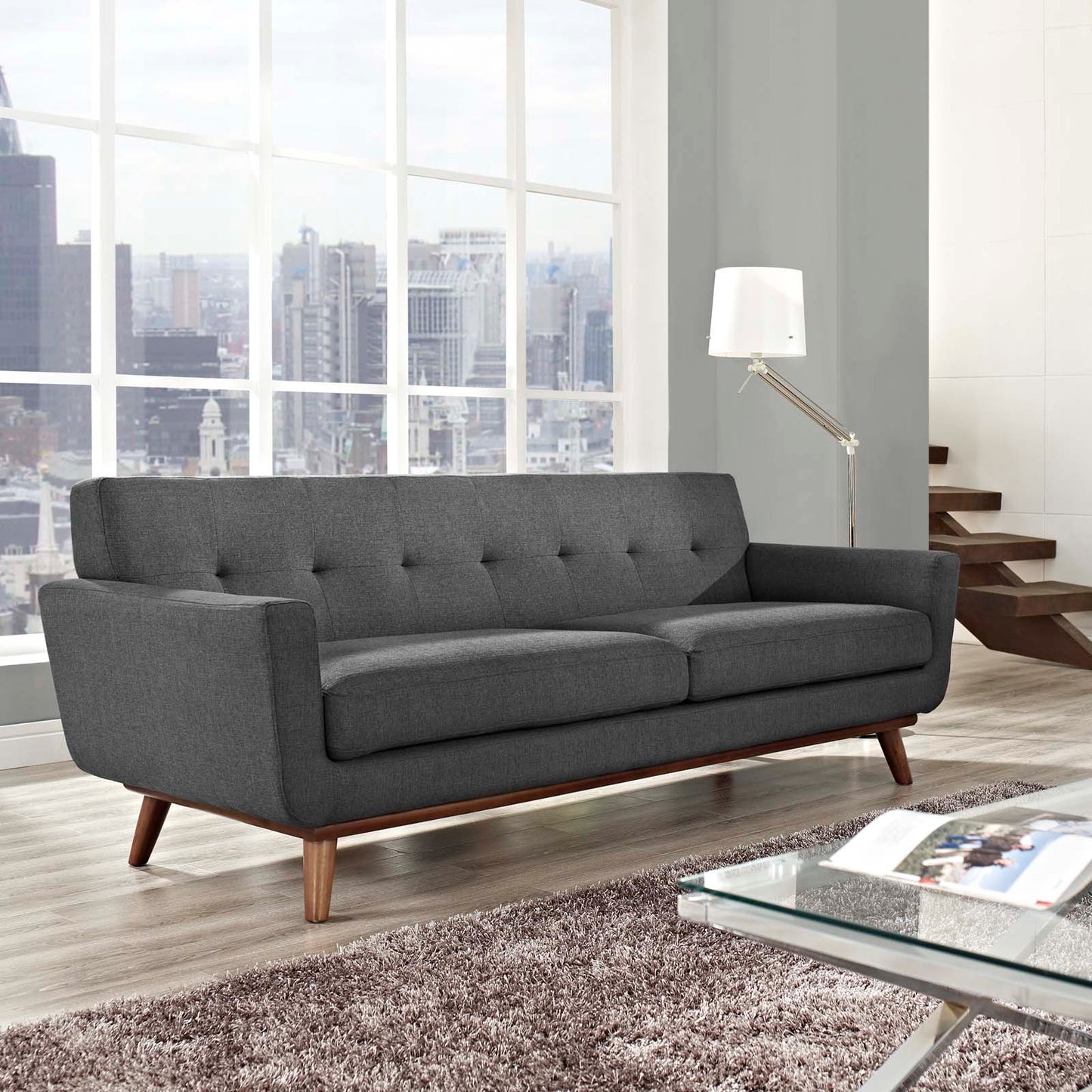 Modway Engage Upholstered Sofa | Sofas | Modishstore-26