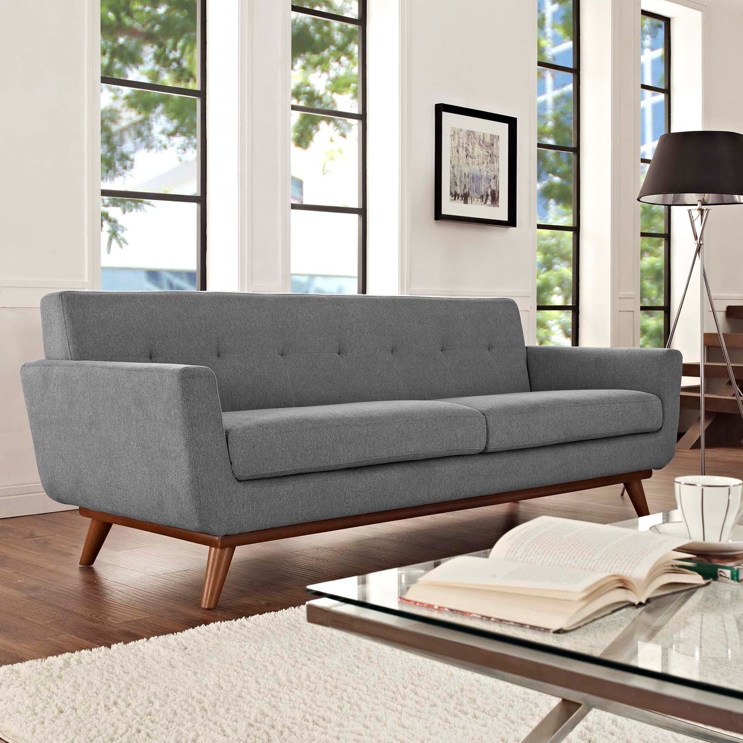 Modway Engage Upholstered Sofa | Sofas | Modishstore-11