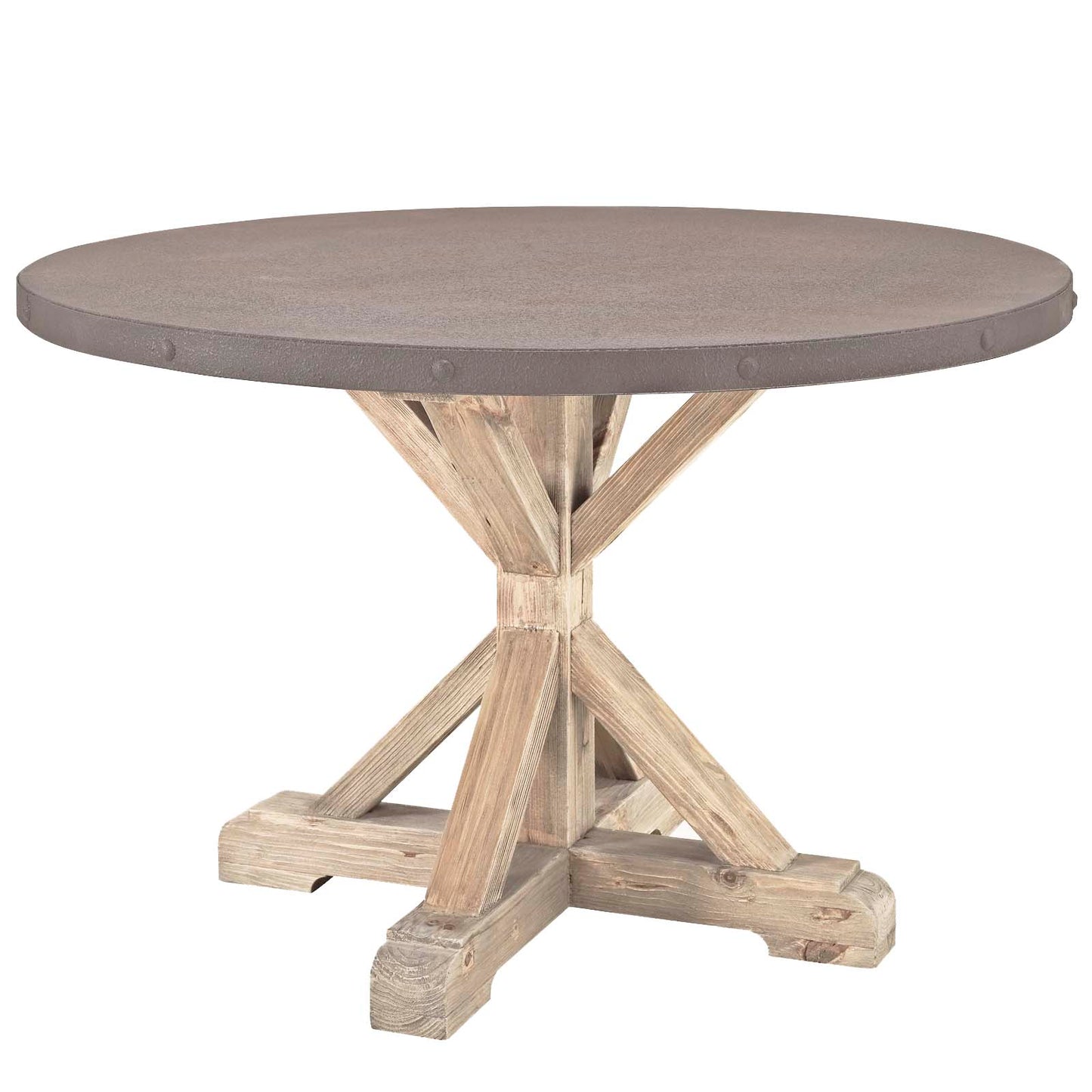 Stitch Round Wood Top Dining Table By Modway - EEI-1207 | Dining Tables | Modishstore - 2