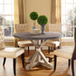Stitch Round Wood Top Dining Table By Modway - EEI-1207 | Dining Tables | Modishstore - 1