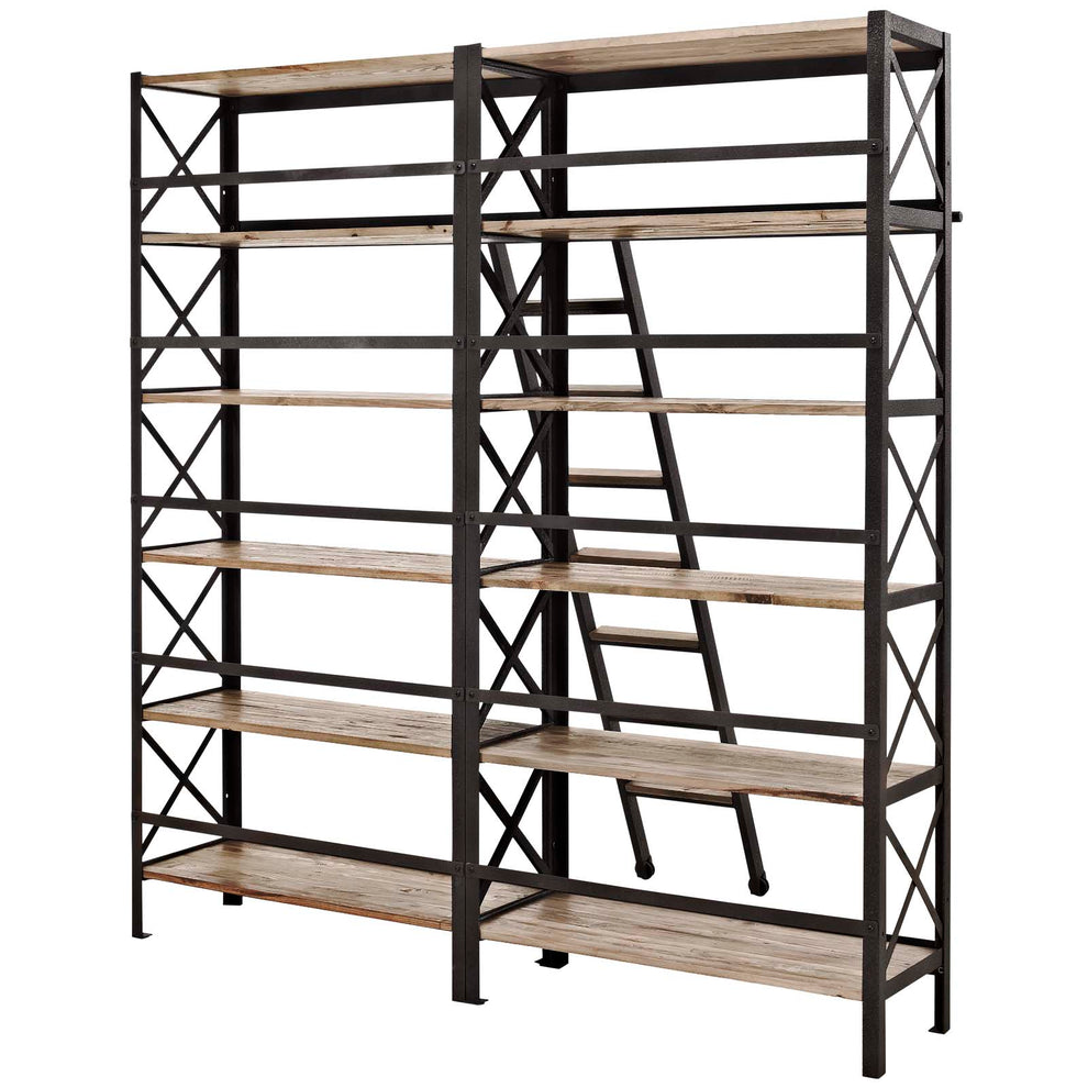 Modway Headway Wood Bookshelf - Brown - EEI-1215 | Bookcases | Modishstore - 2