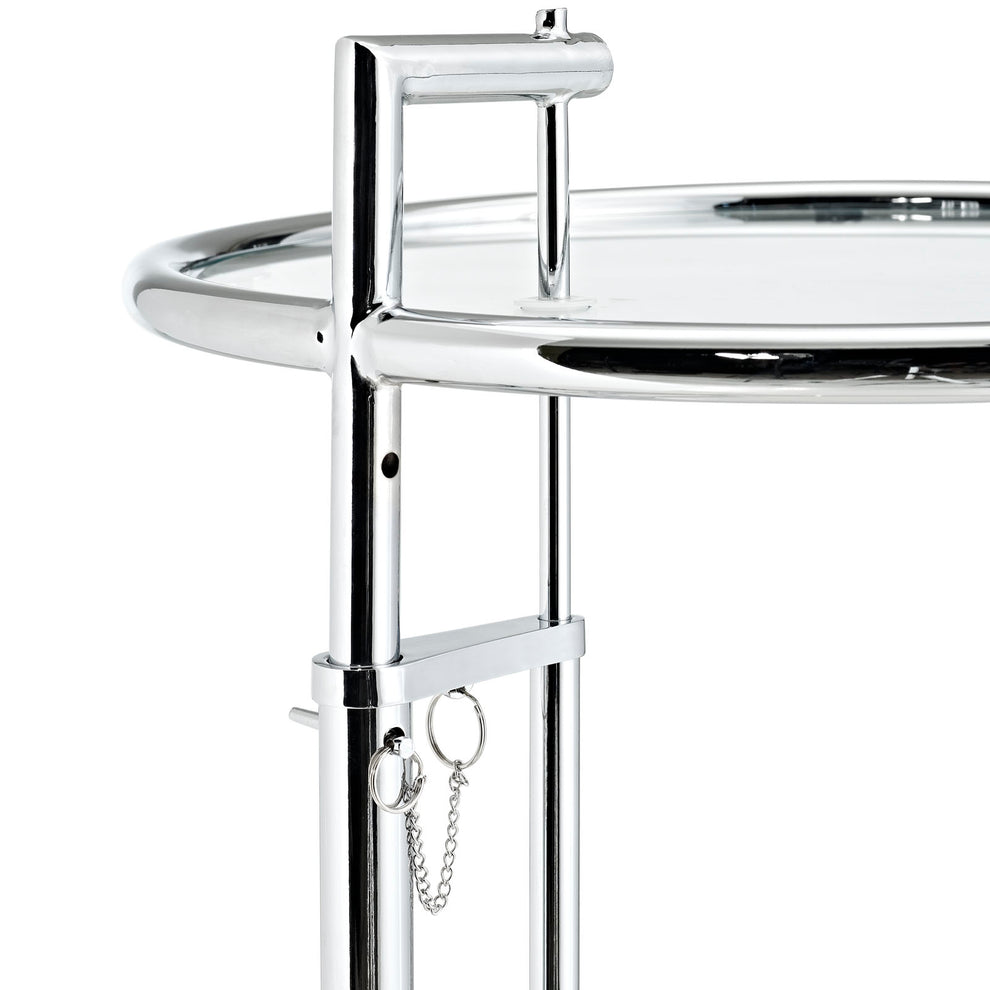 Modway Eileen Gray Side Table - Silver - EEI-125 | Side Tables | Modishstore - 2