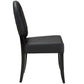 Modway Button Dining Side Chair Set of 4 - Black | Dining Chairs | Modishstore-3
