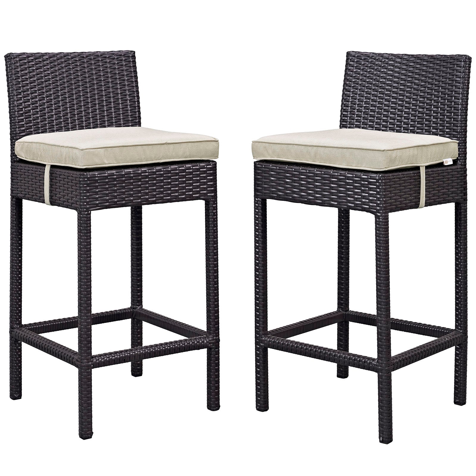 Modway Lift Bar Stool Outdoor Patio - Set of 2 | Outdoor Stools & Benches | Modishstore-22