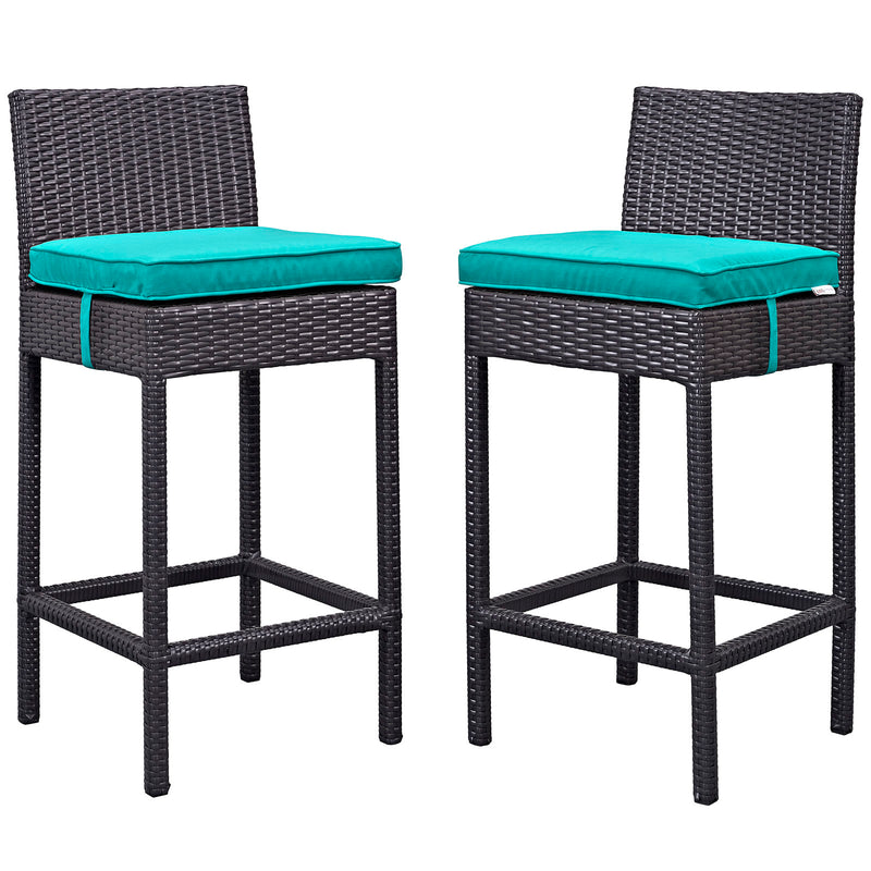 Modway Lift Bar Stool Outdoor Patio - Set of 2 - EEI-1281 | Bar Stools | Modishstore - 1