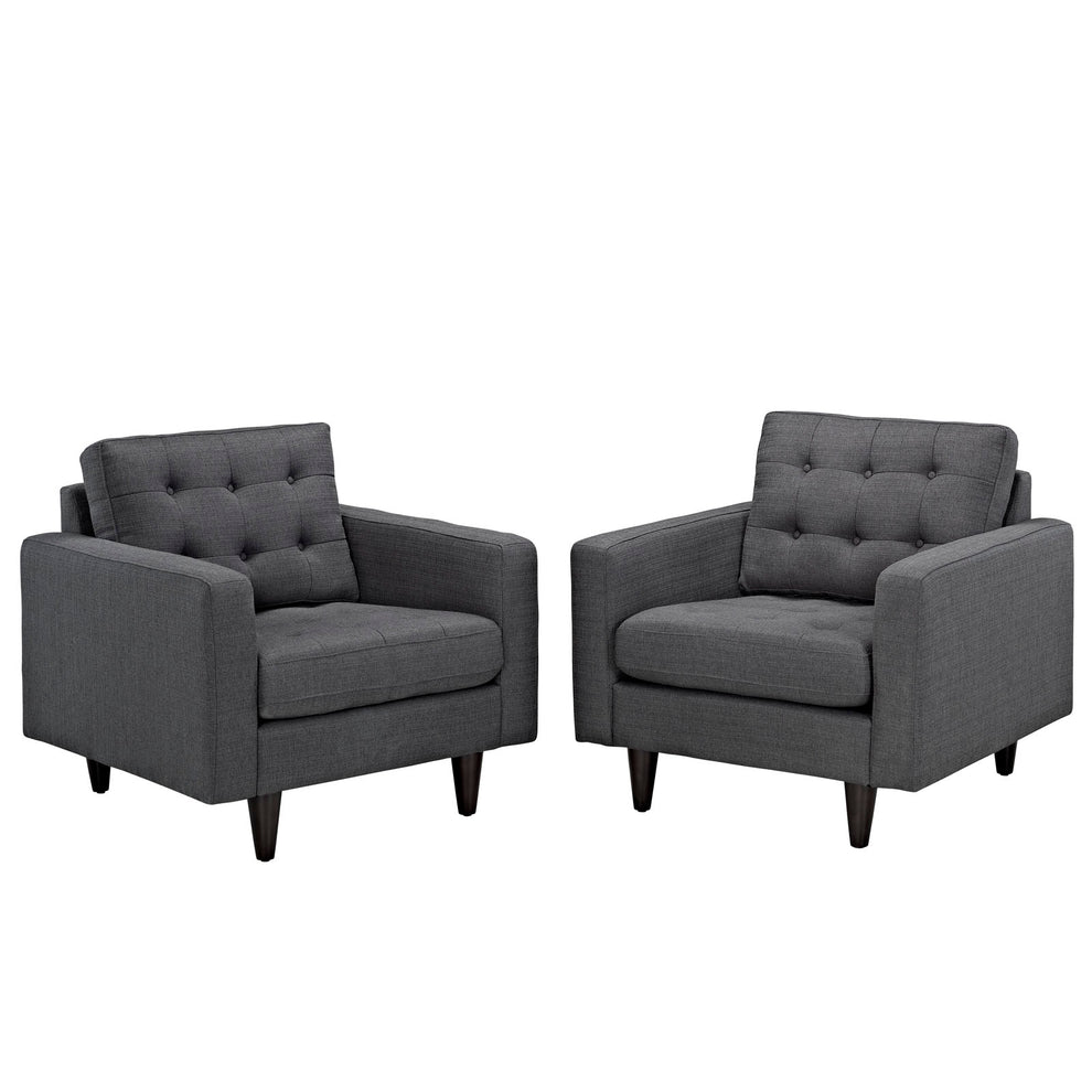 Modway Empress Armchair Upholstered - Set of 2 - EEI-1283 | Armchairs | Modishstore - 20
