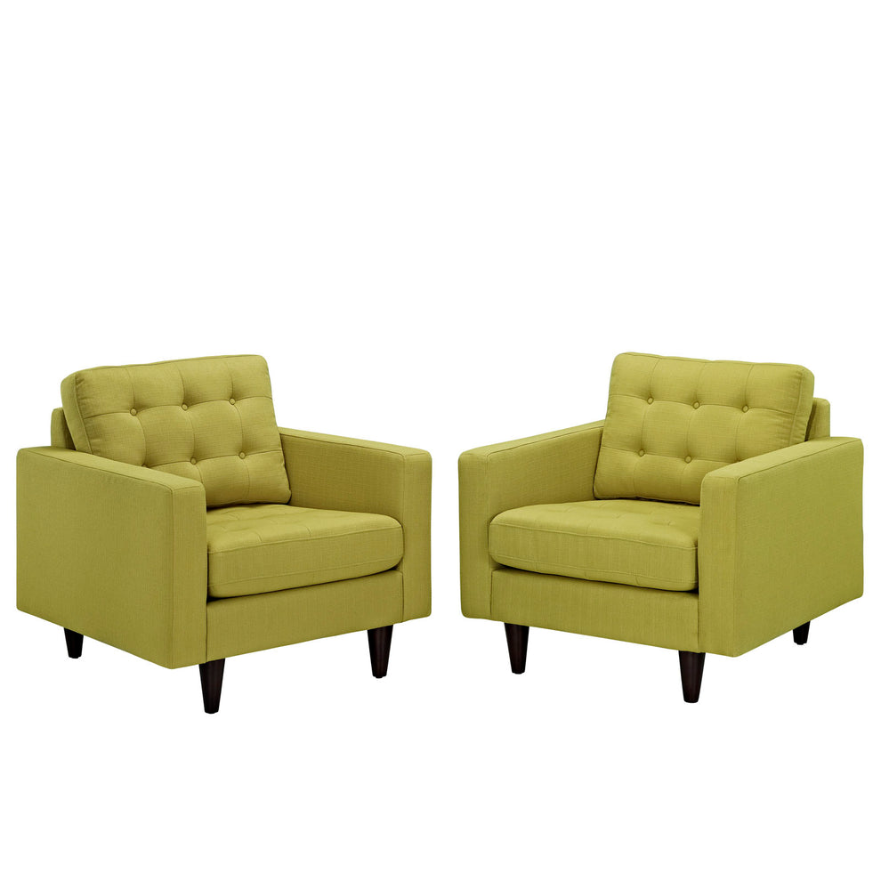 Modway Empress Armchair Upholstered - Set of 2 - EEI-1283 | Armchairs | Modishstore - 16