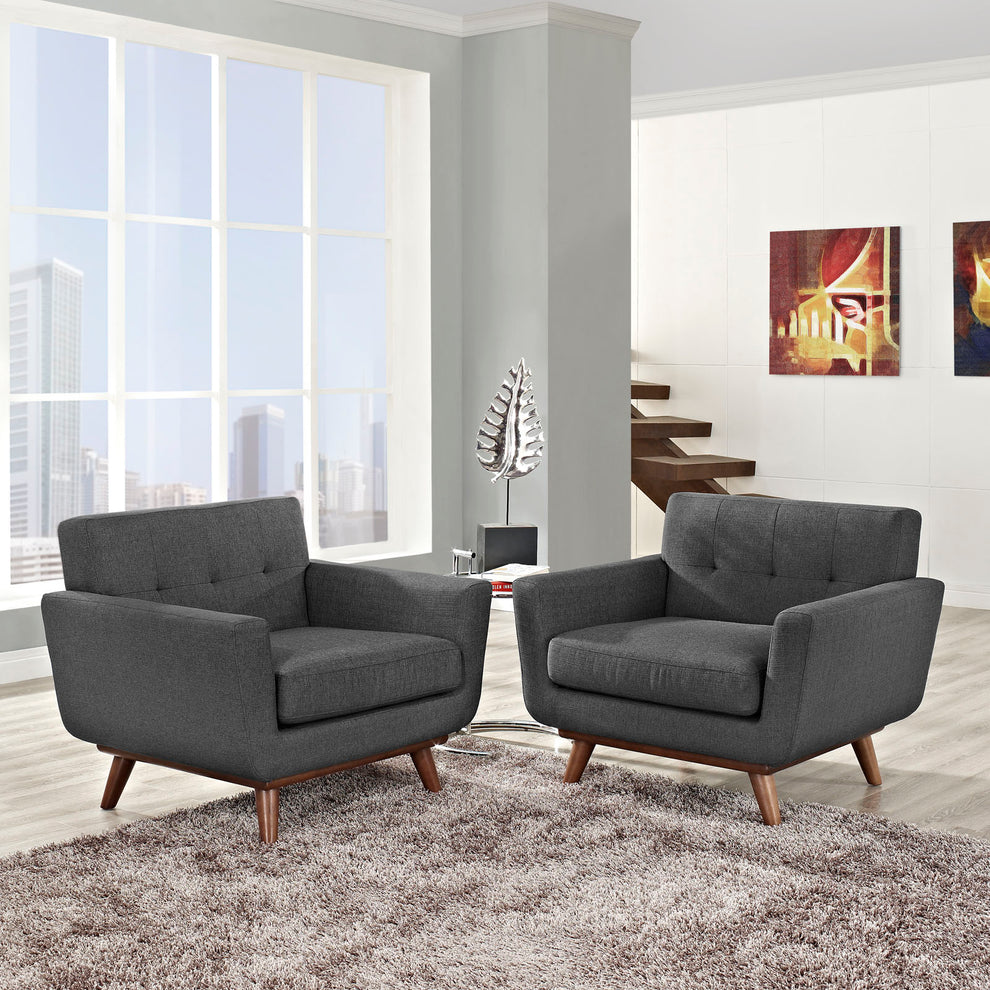 Modway Engage Armchair Wood - Set of 2 - EEI-1284 | Armchairs | Modishstore - 9