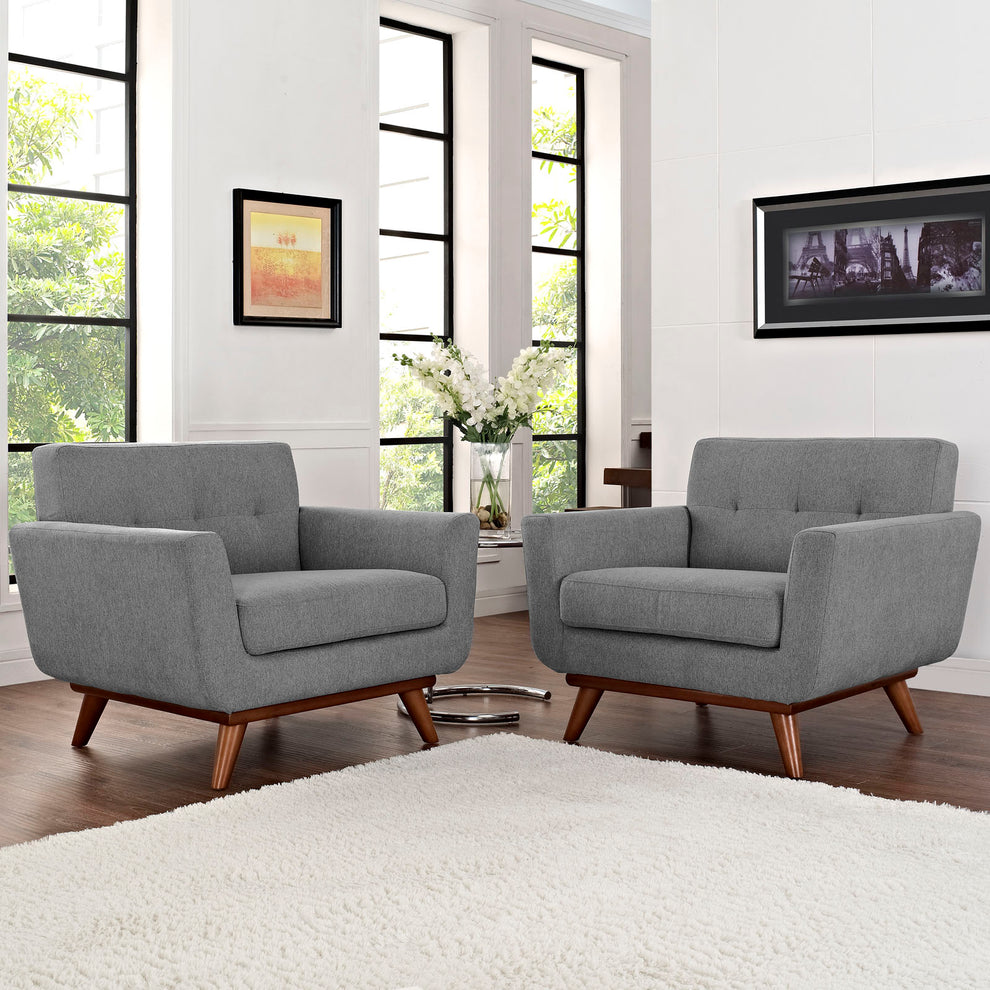 Modway Engage Armchair Wood - Set of 2 - EEI-1284 | Armchairs | Modishstore - 5