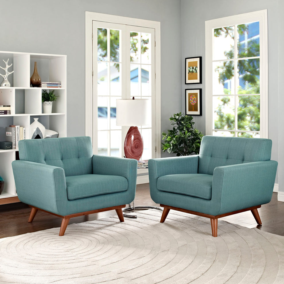 Modway Engage Armchair Wood - Set of 2 - EEI-1284 | Armchairs | Modishstore - 1