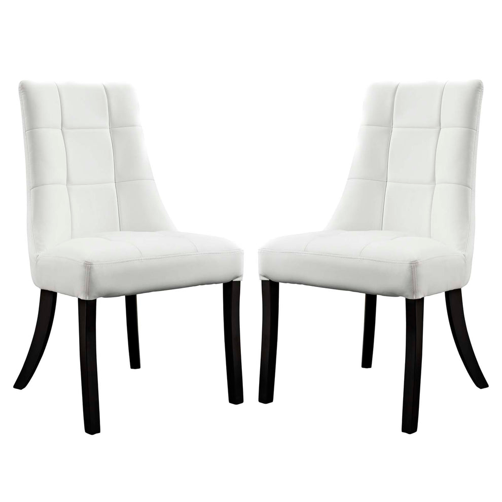 Modway Noblesse Vinyl Dining Chair - Set of 2 - EEI-1298 | Dining Chairs | Modishstore - 2