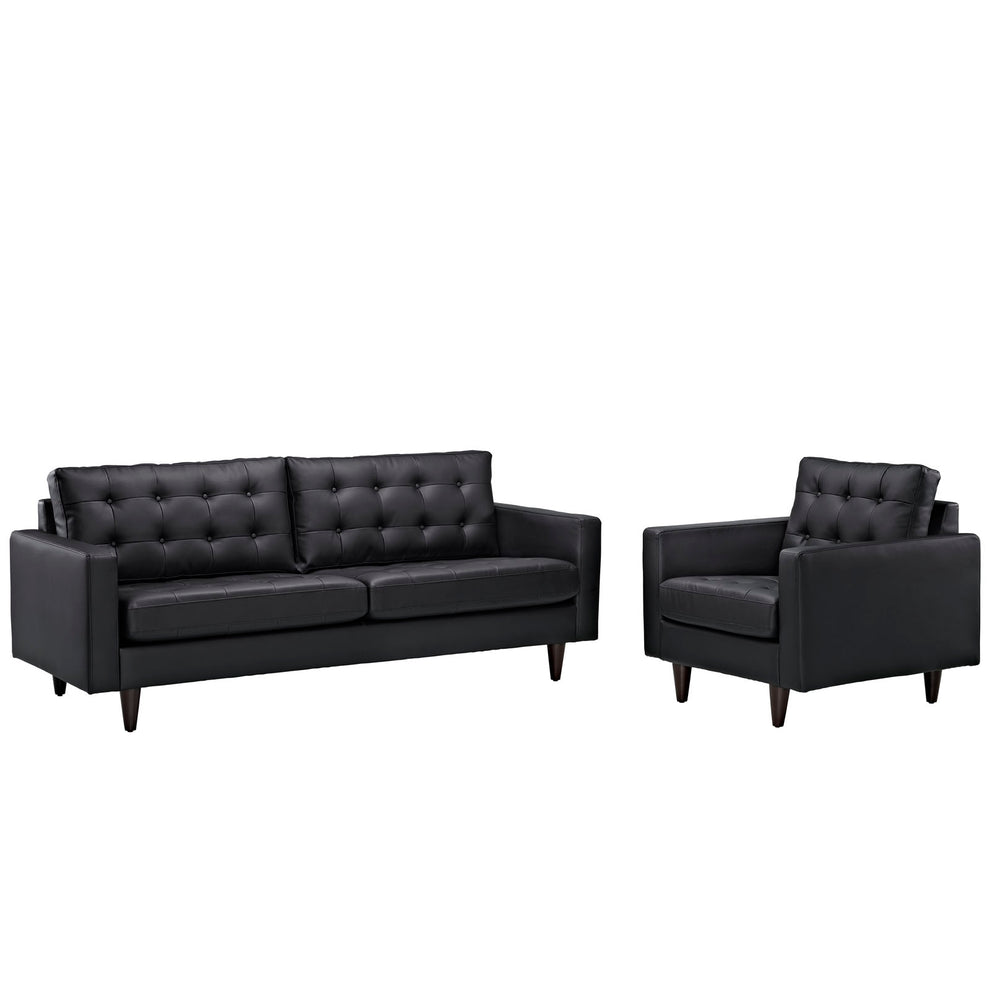 Modway Empress Sofa and Armchair - Set of 2 - EEI-1311 | Sofa Set | Modishstore - 2