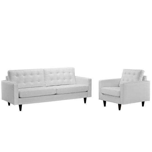Modway Empress Sofa and Armchair - Set of 2 | Sofas | Modishstore-8