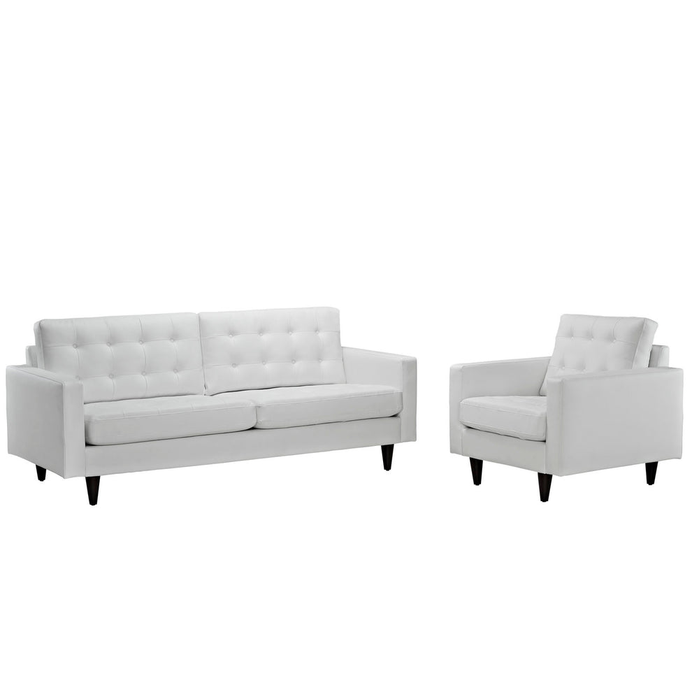 Modway Empress Sofa and Armchair - Set of 2 - EEI-1311 | Sofa Set | Modishstore - 1