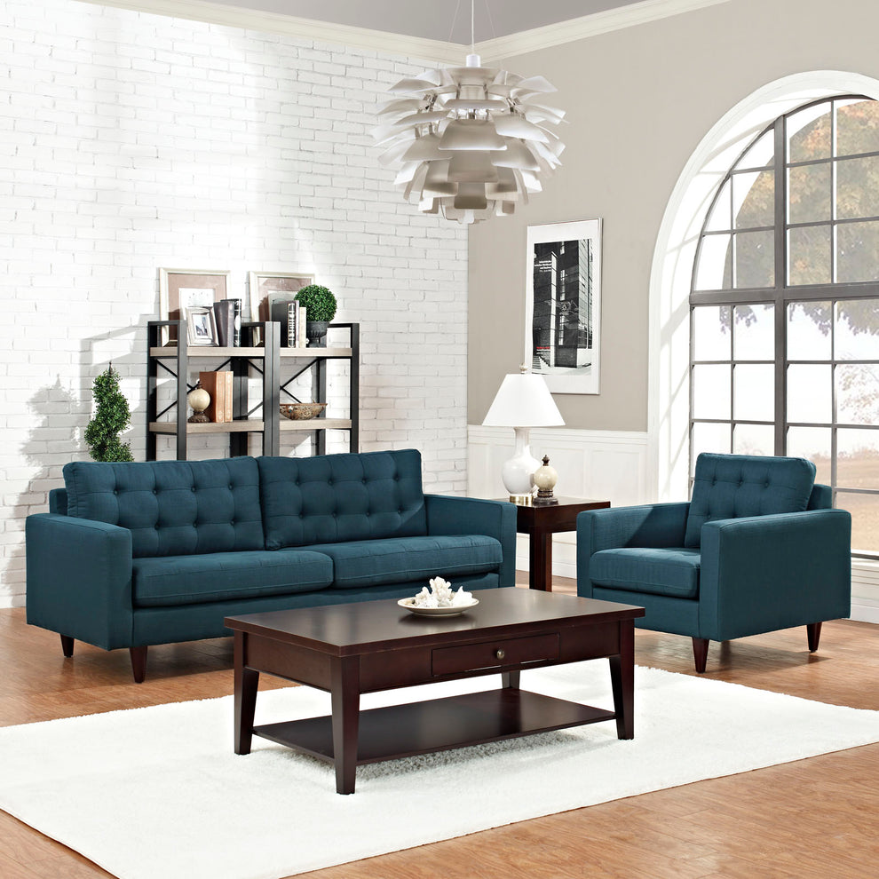 Modway Empress Armchair and Sofa - Set of 2 - EEI-1313 | Sofa Set | Modishstore - 11