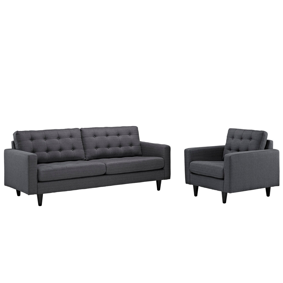 Modway Empress Armchair and Sofa - Set of 2 - EEI-1313 | Sofa Set | Modishstore - 7