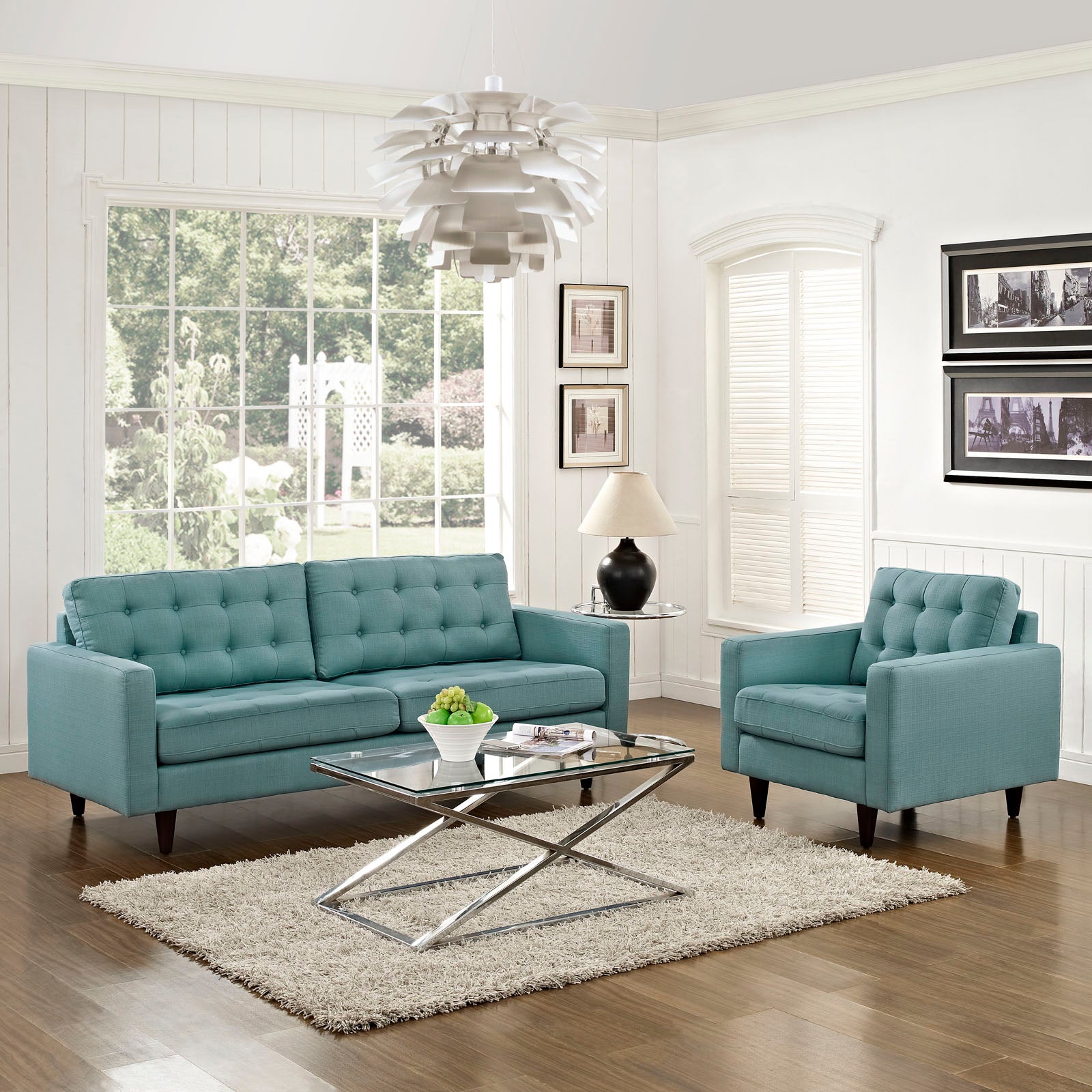 Modway Empress Sofa and Armchair - Thumbnail 4