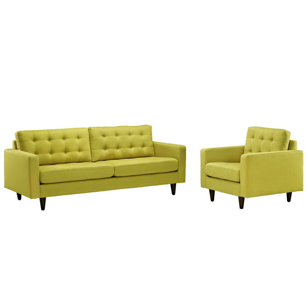 Modway Empress Armchair and Sofa - Set of 2 - EEI-1313 | Sofa Set | Modishstore - 17