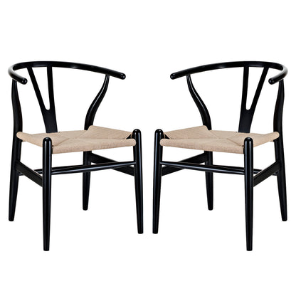 Amish Dining Armchair Set Of 2 By Modway - EEI-1319 | Dining Chairs | Modishstore - 2