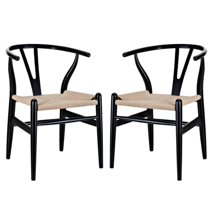 Amish Dining Armchair Set Of 2 By Modway - EEI-1319 | Dining Chairs | Modishstore - 2