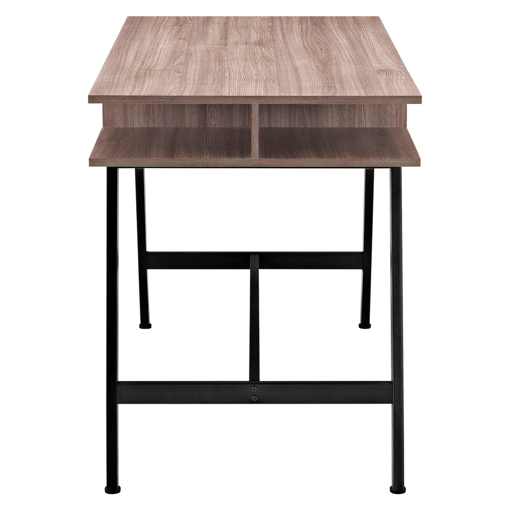 Modway Turnabout Office Desk - Birch - EEI-1324 | Desks | Modishstore - 2