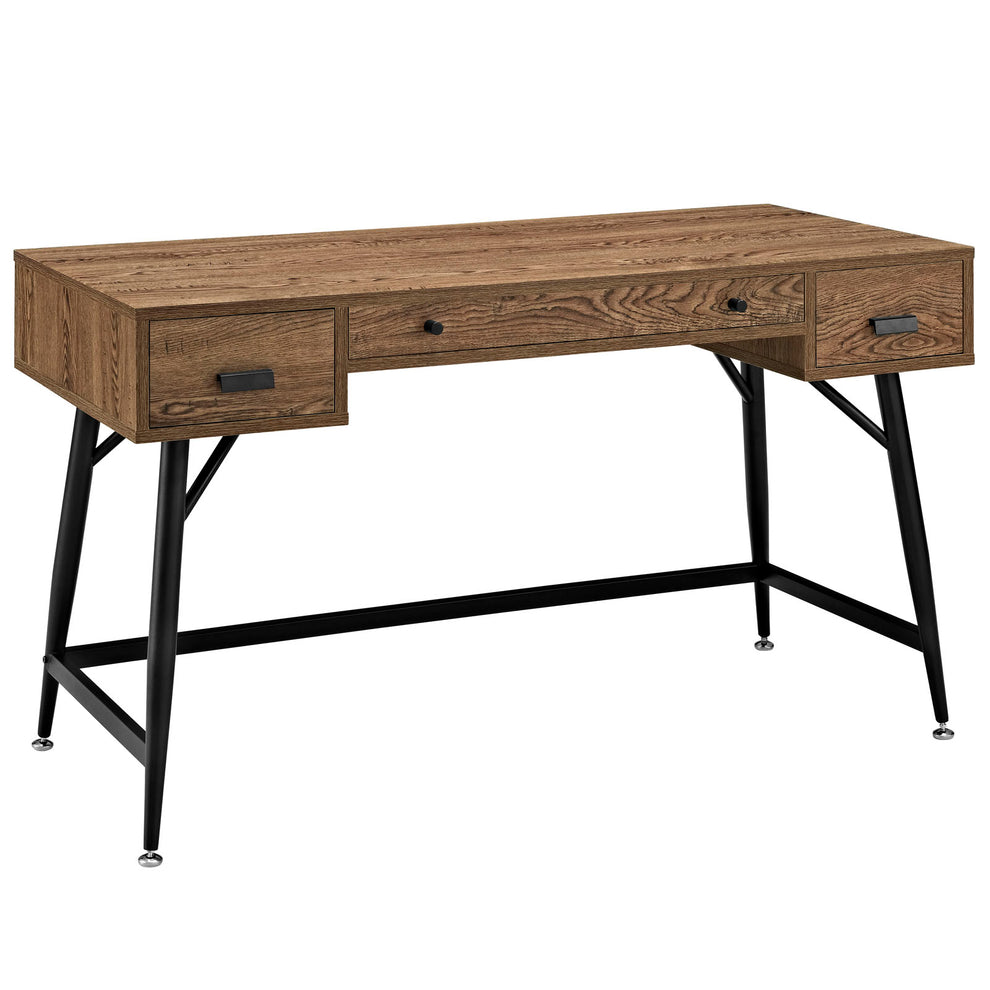 Modway Surplus Office Desk - Walnut - EEI-1328 | Desks | Modishstore - 2