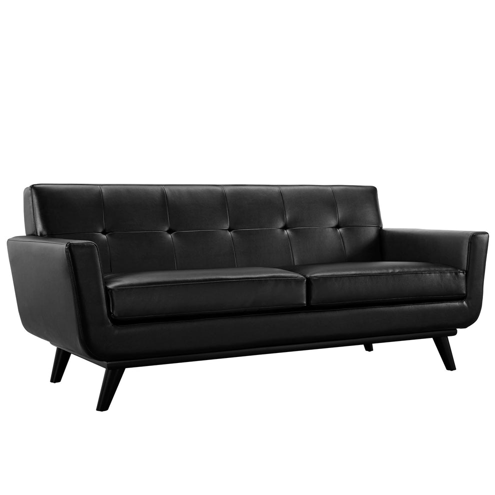 Engage Bonded Leather Loveseat By Modway - EEI-1337 | Loveseats | Modishstore - 2